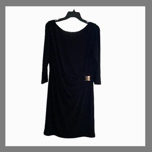 Tahari perfect little black dress - size 12P
